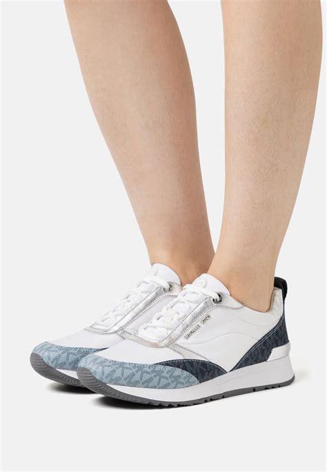 michael kors allie trainer blue|Michael Kors allie trainer sneakers.